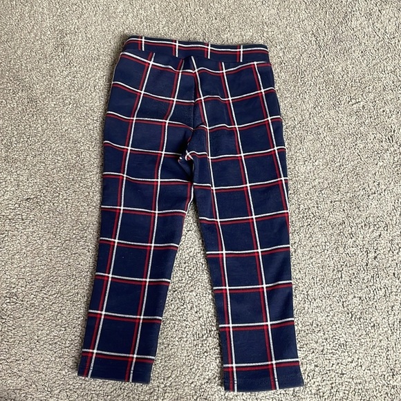 Gymboree Plaid Ponte Cape - Parisian Blue & Red  2 Piece Pant Set | 2T - Picture 12 of 12